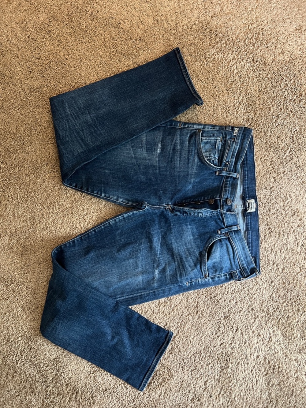 Citizens Of Humanity Dark Blue Vintage-Style Jeans